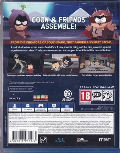 South Park - The Fractured But Whole - PS4 (A Grade) (Genbrug)